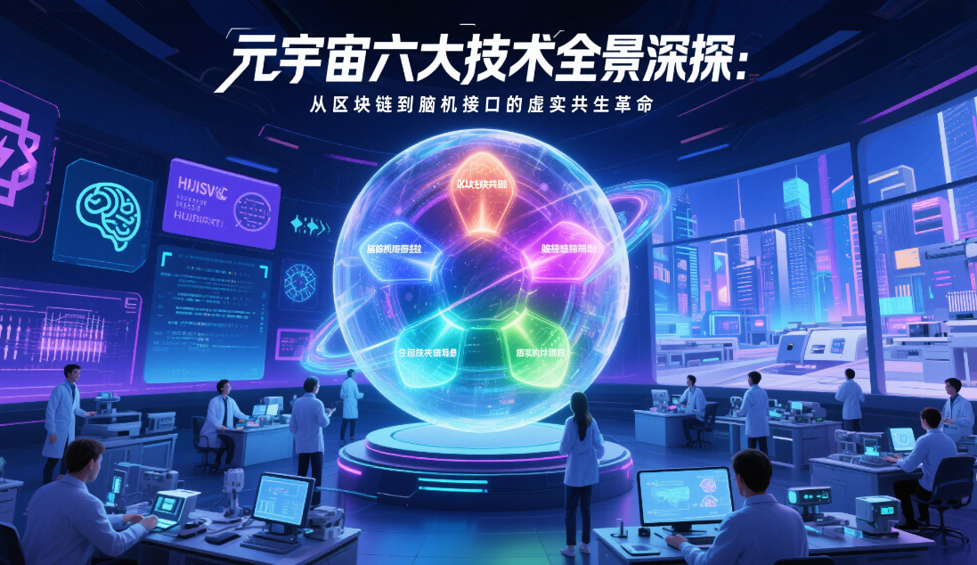 元宇宙六大技术全景深探：从区块链到脑机接口的虚实共生革命-第1张图片-梅塔社--元宇宙信息服务社